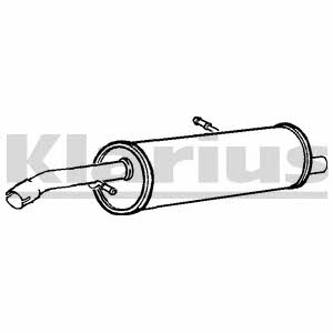 Klarius 220749 End Silencer 220749: Buy near me in Poland at 2407.PL - Good price!