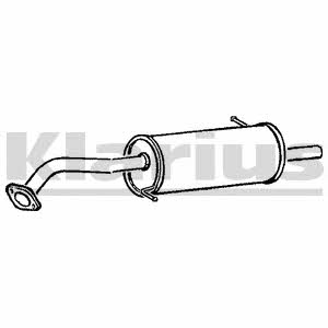 Klarius 220757 End Silencer 220757: Buy near me in Poland at 2407.PL - Good price!