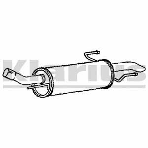 Klarius 220801 Tłumik, część tylna 220801: Dobra cena w Polsce na 2407.PL - Kup Teraz!