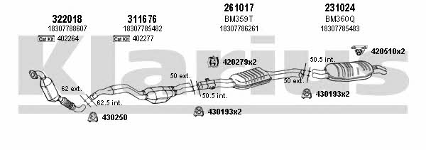 Klarius 060346E Exhaust system 060346E: Buy near me at 2407.PL in Poland at an Affordable price!