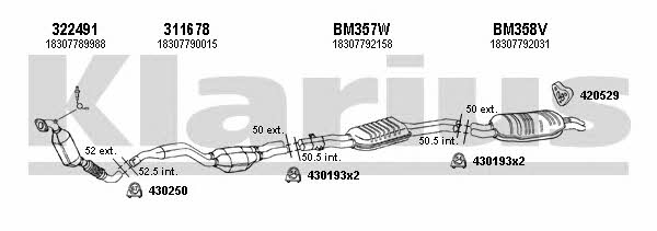  060437E Exhaust system 060437E: Buy near me in Poland at 2407.PL - Good price!