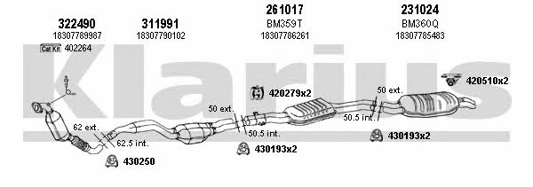  060438E Exhaust system 060438E: Buy near me in Poland at 2407.PL - Good price!