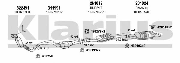  060439E Exhaust system 060439E: Buy near me in Poland at 2407.PL - Good price!