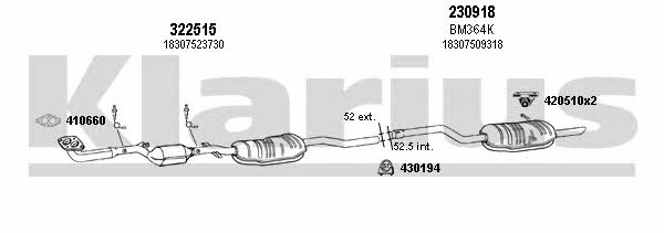 Klarius 060442E Система выпуска отработаных газов 060442E: Купить в Польше - Отличная цена на 2407.PL!