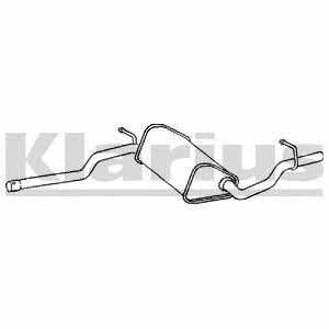 Klarius 250631 Central silencer 250631: Buy near me in Poland at 2407.PL - Good price!