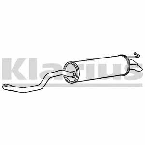 Klarius 250718 End Silencer 250718: Buy near me in Poland at 2407.PL - Good price!