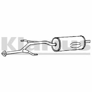 Klarius 260058 Tłumik, część tylna 260058: Atrakcyjna cena w Polsce na 2407.PL - Zamów teraz!