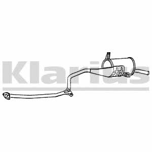 Klarius 260066 End Silencer 260066: Buy near me at 2407.PL in Poland at an Affordable price!