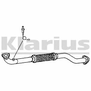 Klarius 301809 Exhaust pipe 301809: Buy near me in Poland at 2407.PL - Good price!