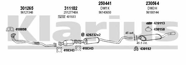 310005E Exhaust system 310005E: Buy near me in Poland at 2407.PL - Good price!