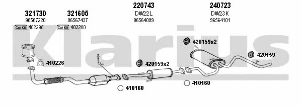  310021E Exhaust system 310021E: Buy near me in Poland at 2407.PL - Good price!