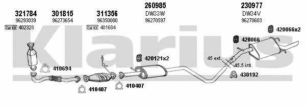  310030E Exhaust system 310030E: Buy near me in Poland at 2407.PL - Good price!