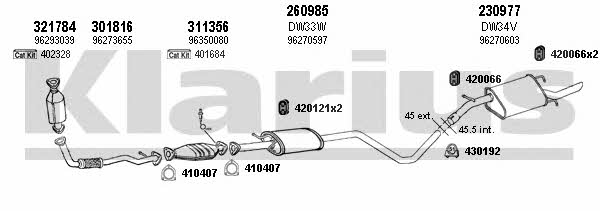  310031E Exhaust system 310031E: Buy near me in Poland at 2407.PL - Good price!