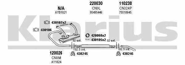  180209E Exhaust system 180209E: Buy near me in Poland at 2407.PL - Good price!
