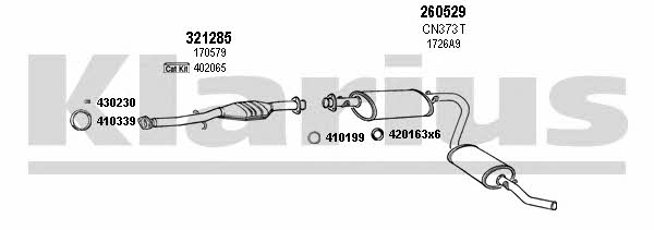  180374E Exhaust system 180374E: Buy near me in Poland at 2407.PL - Good price!
