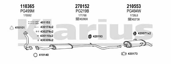  180397E Abgasanlage 180397E: Kaufen Sie zu einem guten Preis in Polen bei 2407.PL!