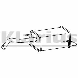 Klarius 220953 End Silencer 220953: Buy near me at 2407.PL in Poland at an Affordable price!