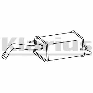 Klarius 220974 End Silencer 220974: Buy near me at 2407.PL in Poland at an Affordable price!