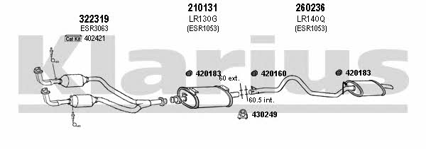  090135E Exhaust system 090135E: Buy near me in Poland at 2407.PL - Good price!