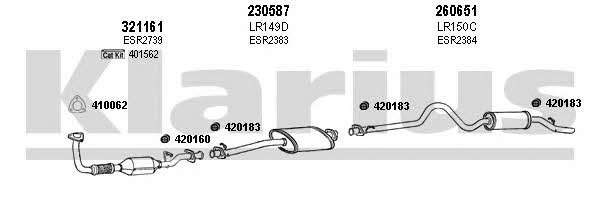  090147E Exhaust system 090147E: Buy near me in Poland at 2407.PL - Good price!