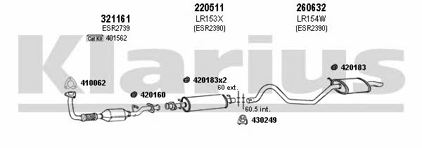  090148E Exhaust system 090148E: Buy near me in Poland at 2407.PL - Good price!