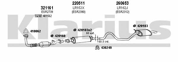  090162E Exhaust system 090162E: Buy near me in Poland at 2407.PL - Good price!
