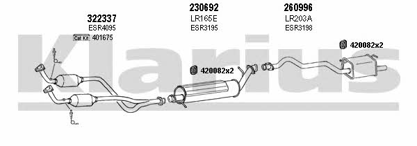  090169E Exhaust system 090169E: Buy near me in Poland at 2407.PL - Good price!