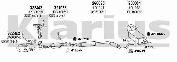  090179E Exhaust system 090179E: Buy near me in Poland at 2407.PL - Good price!