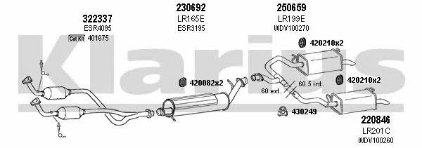  090315E Exhaust system 090315E: Buy near me in Poland at 2407.PL - Good price!
