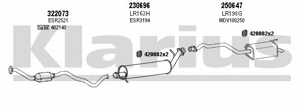  090318E Exhaust system 090318E: Buy near me in Poland at 2407.PL - Good price!