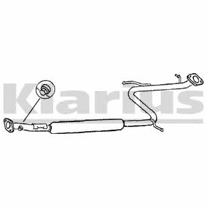 Klarius 260710 Глушитель, средняя часть 260710: Отличная цена - Купить в Польше на 2407.PL!