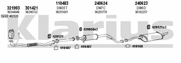 Klarius 310033E Exhaust system 310033E: Buy near me at 2407.PL in Poland at an Affordable price!
