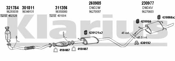  310042E Exhaust system 310042E: Buy near me in Poland at 2407.PL - Good price!