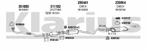  310053E Exhaust system 310053E: Buy near me in Poland at 2407.PL - Good price!