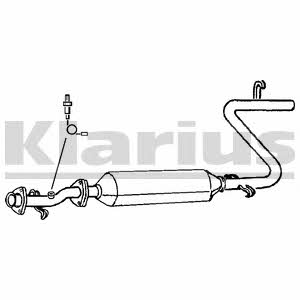 Klarius 311168 Catalytic Converter 311168: Buy near me in Poland at 2407.PL - Good price!