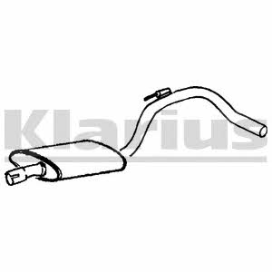 Klarius 230189 Central silencer 230189: Buy near me at 2407.PL in Poland at an Affordable price!