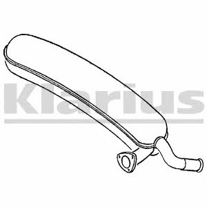Klarius 230322 End Silencer 230322: Buy near me at 2407.PL in Poland at an Affordable price!