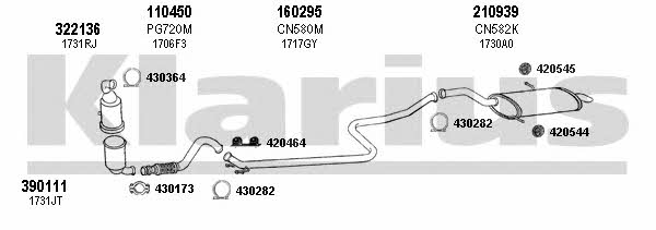 Klarius 180741E Система випуску відпрацьованих газів 180741E: Купити у Польщі - Добра ціна на 2407.PL!