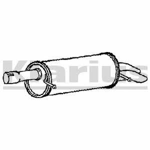 Klarius 230667 End Silencer 230667: Buy near me at 2407.PL in Poland at an Affordable price!