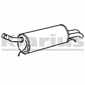 Klarius 230677 End Silencer 230677: Buy near me at 2407.PL in Poland at an Affordable price!