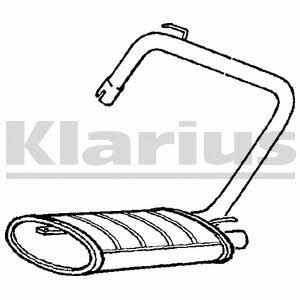 Klarius 230804 End Silencer 230804: Buy near me at 2407.PL in Poland at an Affordable price!