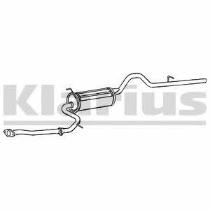 Klarius 270191 End Silencer 270191: Buy near me at 2407.PL in Poland at an Affordable price!