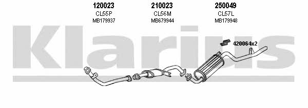 Klarius 210034E Abgasanlage 210034E: Kaufen Sie zu einem guten Preis in Polen bei 2407.PL!