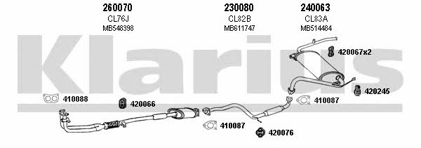  210052E Exhaust system 210052E: Buy near me in Poland at 2407.PL - Good price!