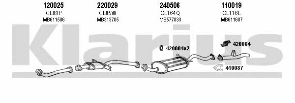 Klarius 210131E Abgasanlage 210131E: Kaufen Sie zu einem guten Preis in Polen bei 2407.PL!