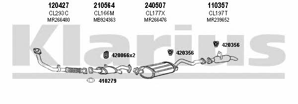  210132E Exhaust system 210132E: Buy near me in Poland at 2407.PL - Good price!