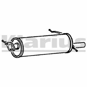 Klarius 210133 End Silencer 210133: Buy near me in Poland at 2407.PL - Good price!