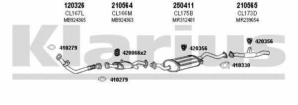  210135E Exhaust system 210135E: Buy near me in Poland at 2407.PL - Good price!