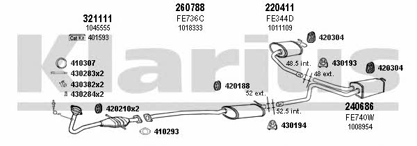 Klarius 361446E Abgasanlage 361446E: Kaufen Sie zu einem guten Preis in Polen bei 2407.PL!