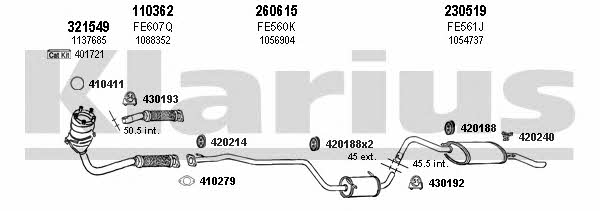  361473E Abgasanlage 361473E: Kaufen Sie zu einem guten Preis in Polen bei 2407.PL!